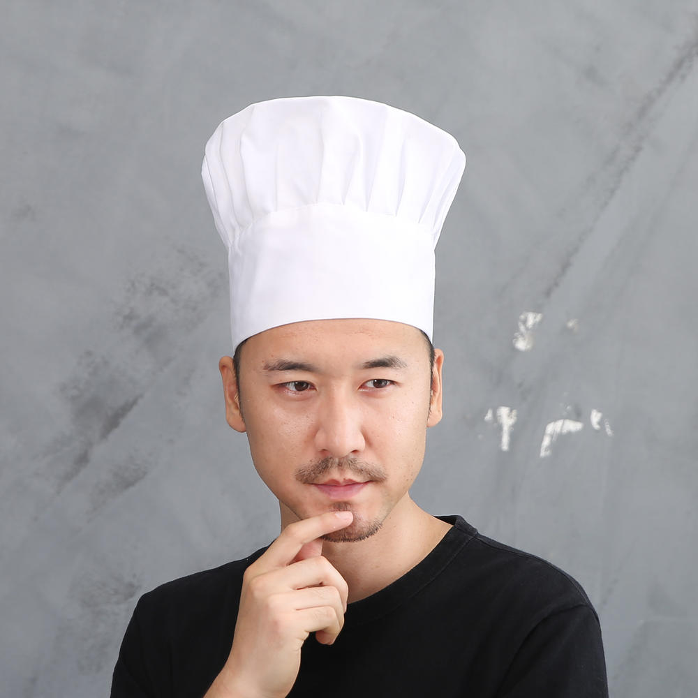 厨师帽便帽餐饮服务员贝雷帽透气食堂厨师帽定制工作帽防尘帽防油