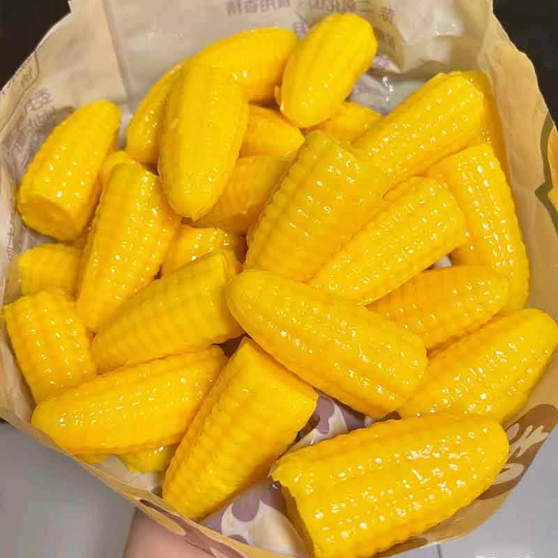 玉米味软糖玉米糖橘子软糖年货水果解馋糖果儿童学生零食结婚喜糖