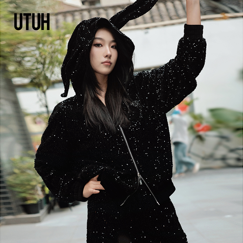 UTUH 黑色外套 TUWFW3W313