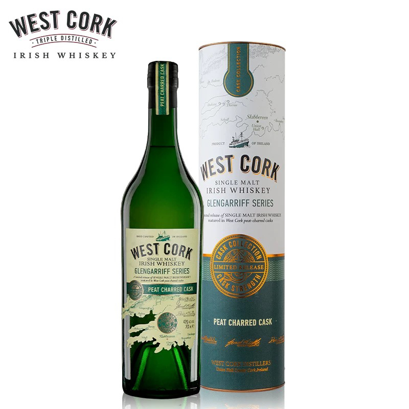 威斯特库克泥煤爱尔兰单一麦芽威士忌700ml