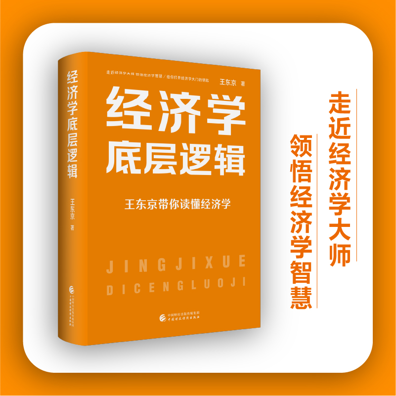 经济学底层逻辑 王东京最新力作，走进经济世界，洞悉其底层逻辑