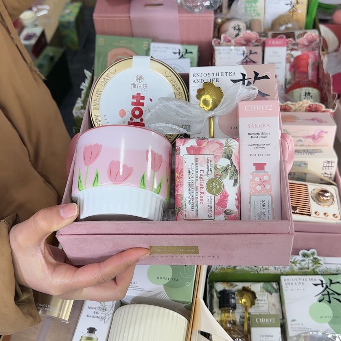 【闪购商品】婚礼伴娘伴手礼套餐粉红色系