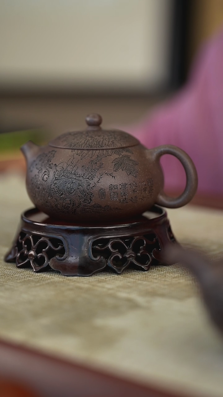 【闪购商品】紫砂茶壶牡丹西施壶