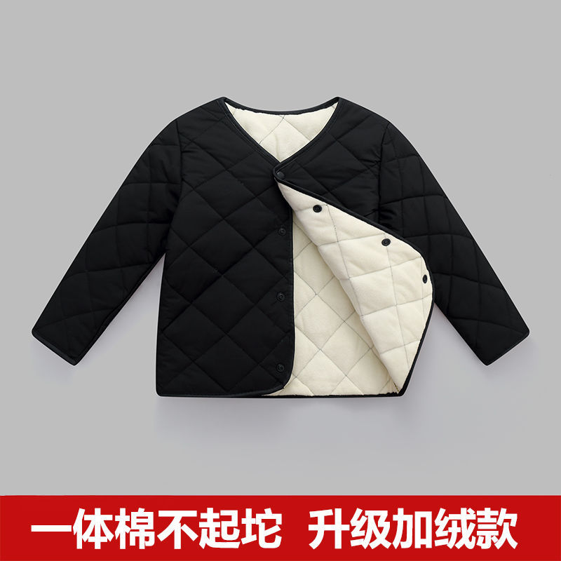 儿童羽绒服男女童轻薄款内外穿棉袄内胆中小童宝宝保暖棉衣外套c