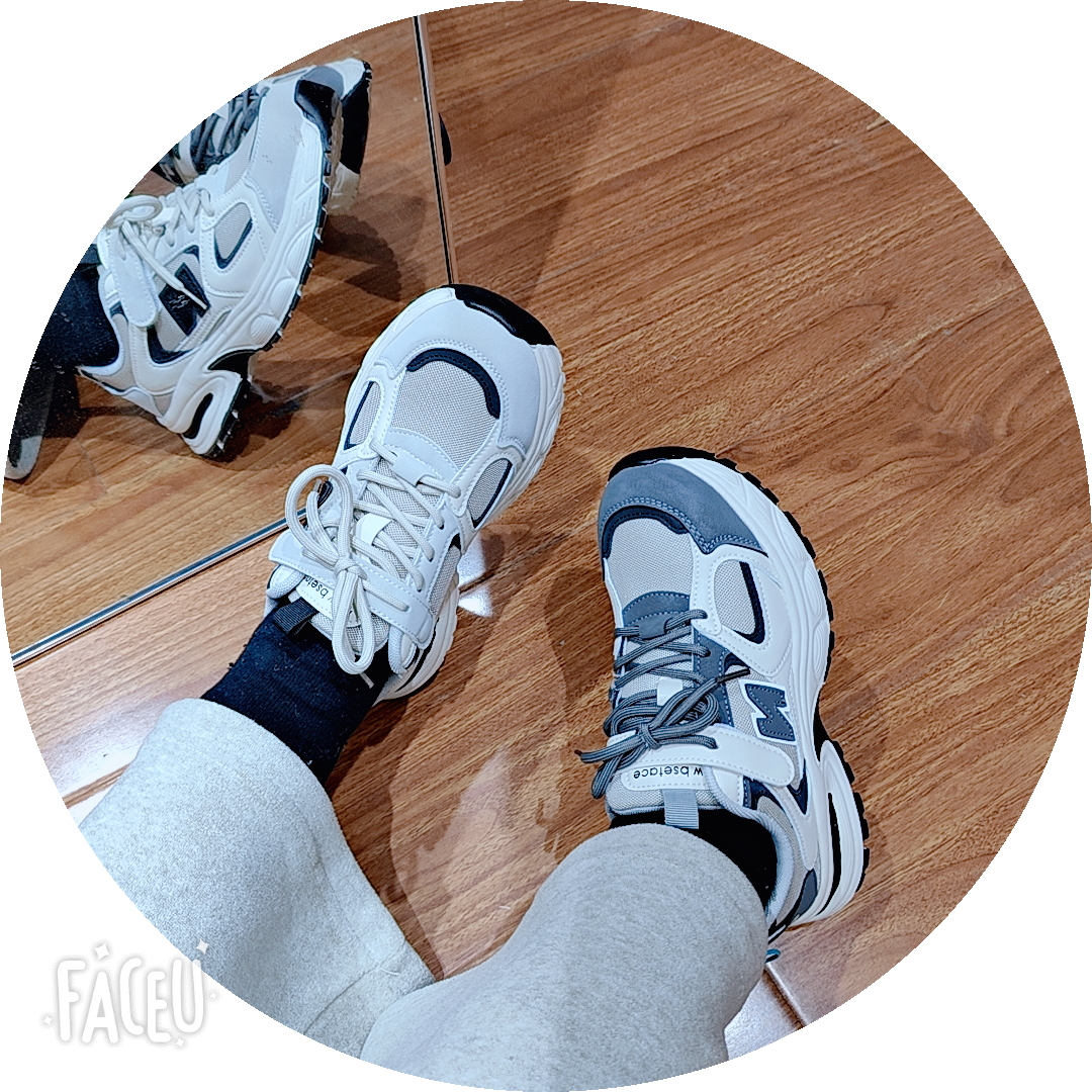 2024春季N字鞋老爹鞋运动鞋透气百搭