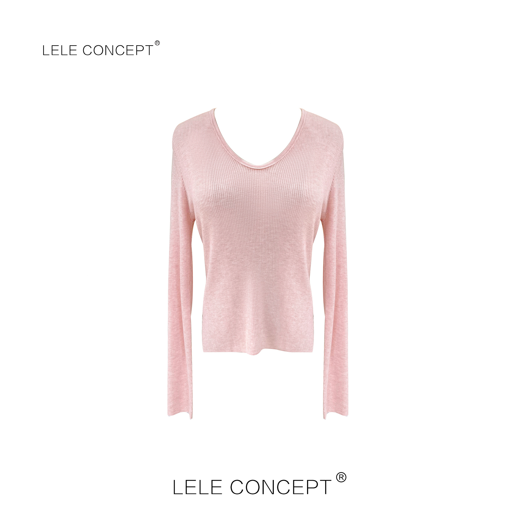 LELE CONCEPT丨【超】多色V领针织打底衫S0531