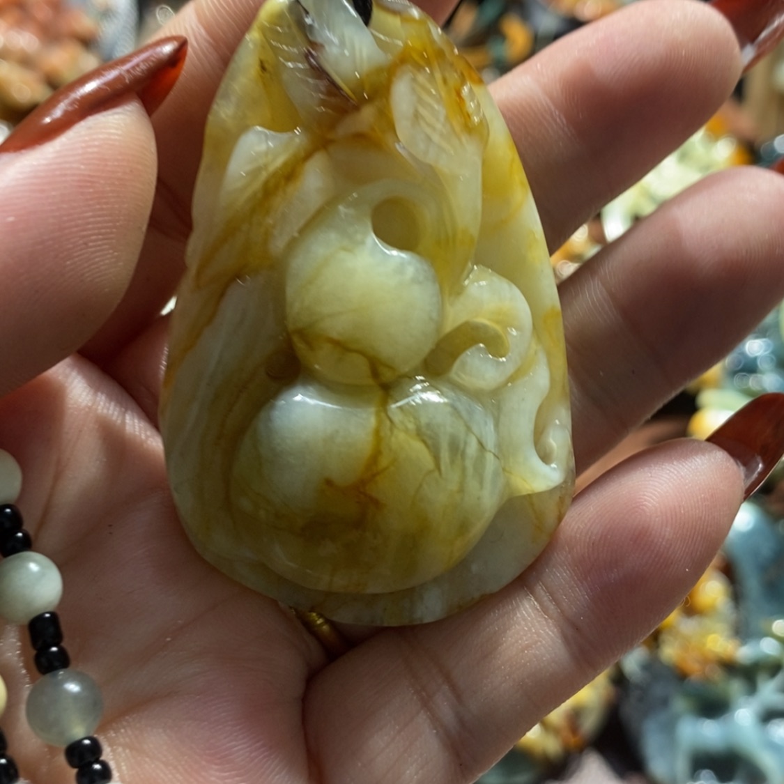 【闪购商品】蛇纹石玉颈饰未镶嵌