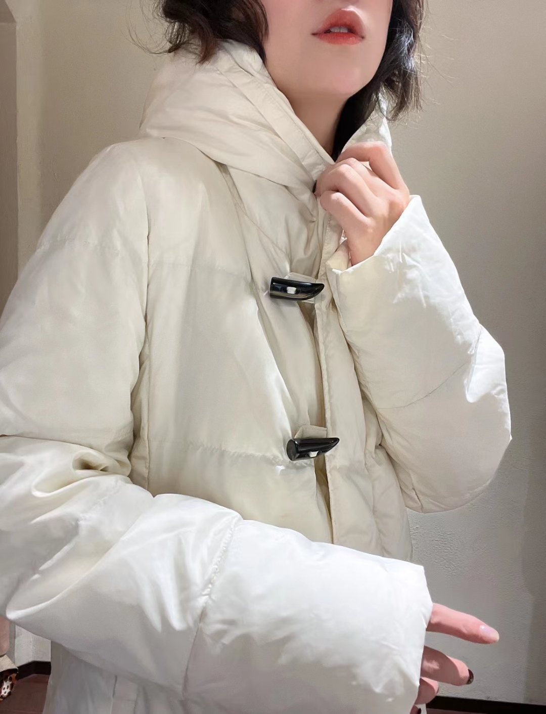 95新 Marella/麦丝玛拉 送中检/麦丝玛拉白色羽绒服