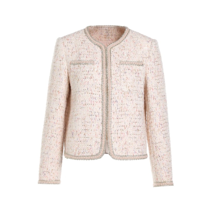 新款轻奢百搭气质短款优雅时尚小香风女外套