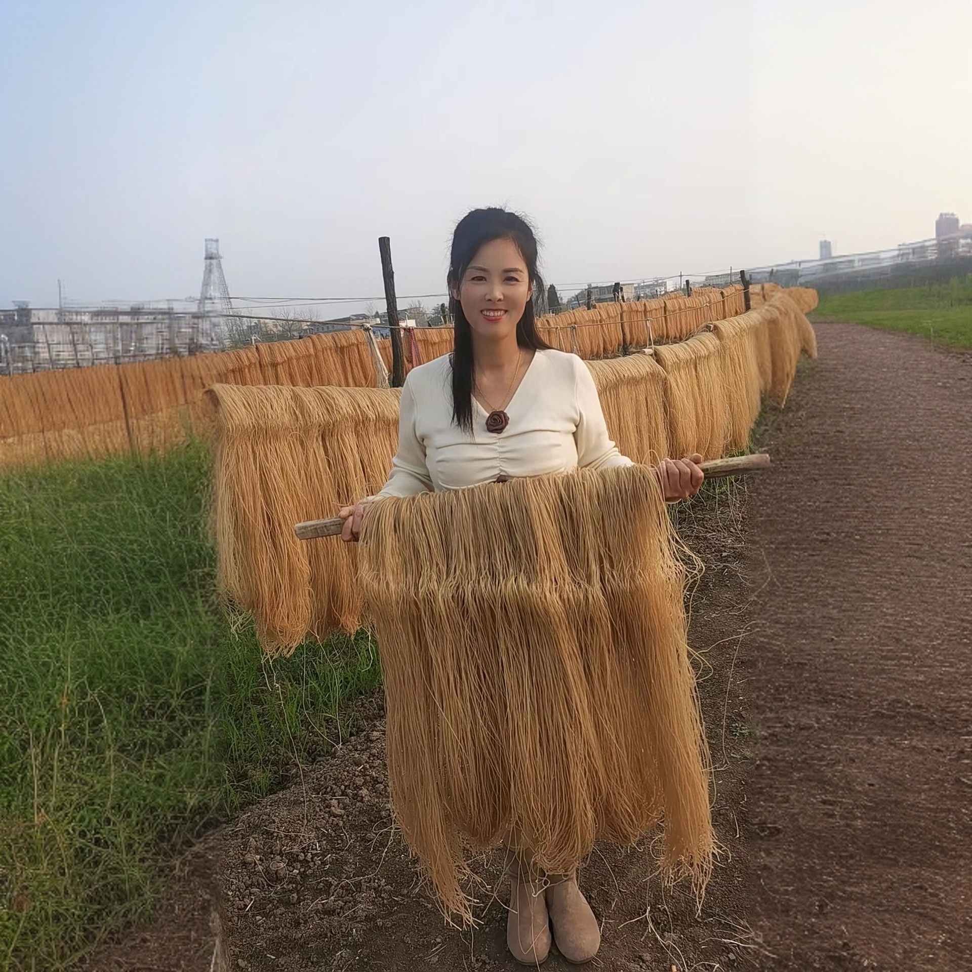 手工红薯粉条农村大锅菜酸辣粉土特产劲道不含明胶洗发水