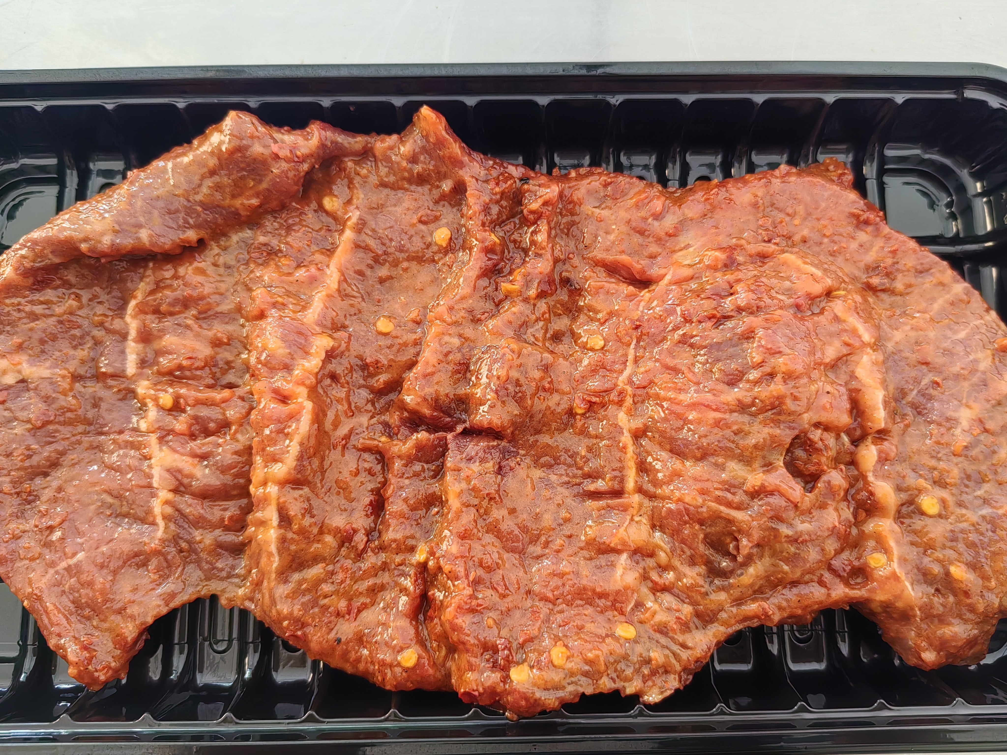 【煎肉】麻辣牛排一斤！鲜肉腌制