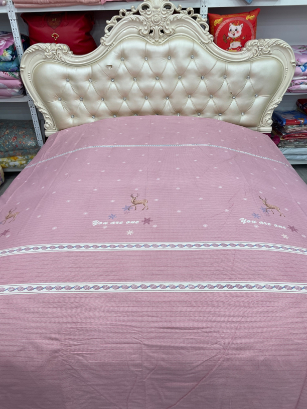 （粉鹿）双人被罩2.0/2.3尺寸