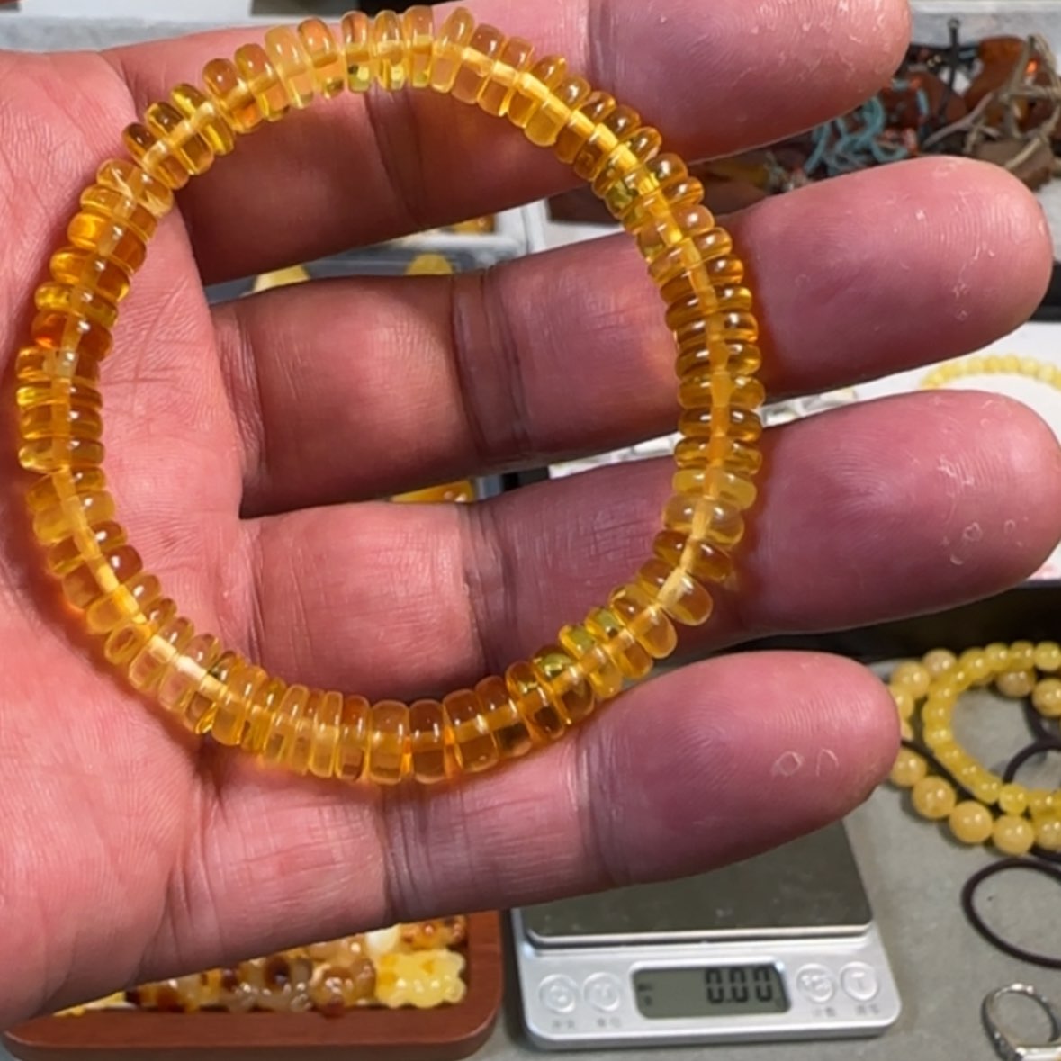 【闪购商品】琥珀手链未镶嵌