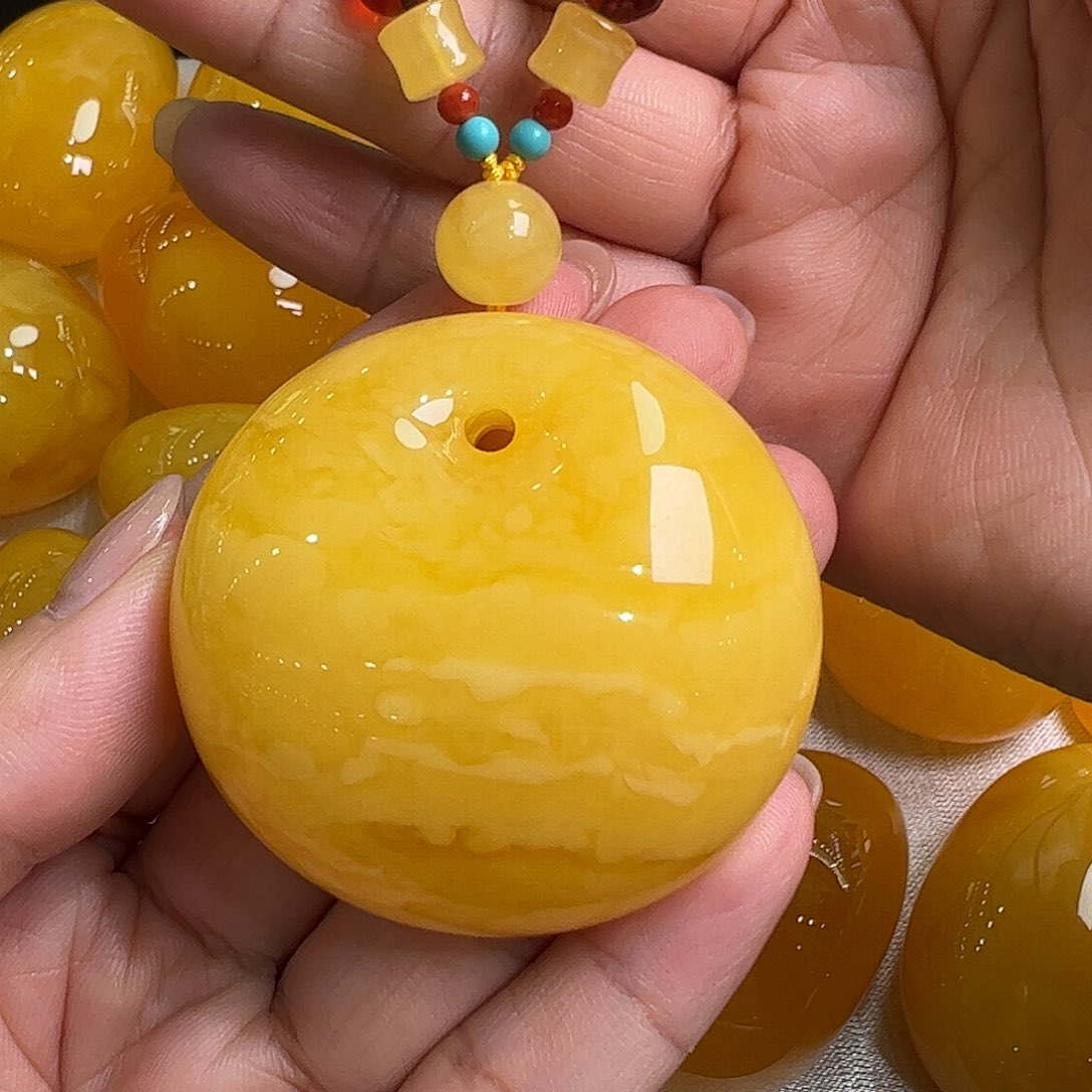 蜜蜡毛衣链未镶嵌雨**姐无优化