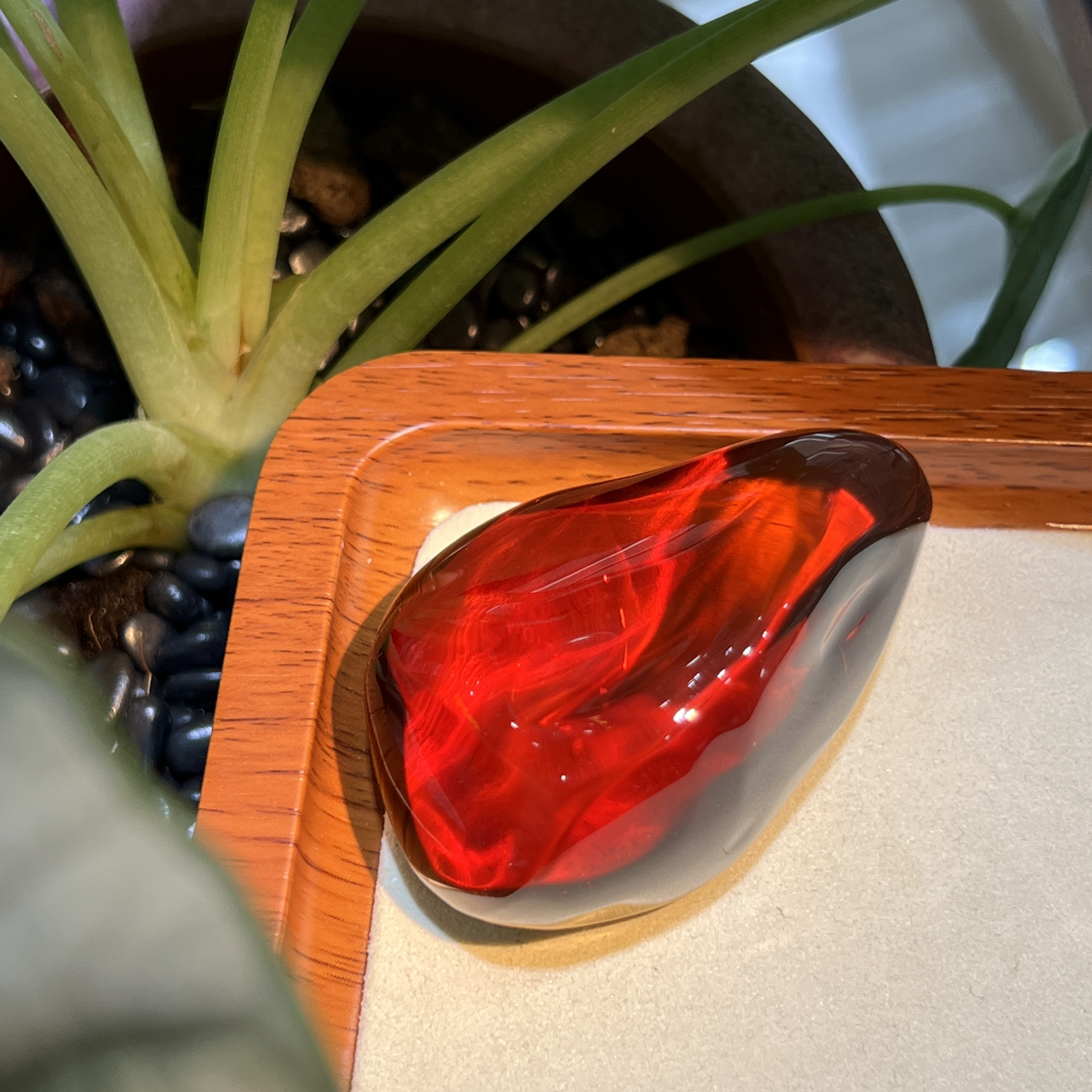 【宝兰家】天然缅甸原矿无优化净水级血珀吊坠手把件轻奢天然血珀