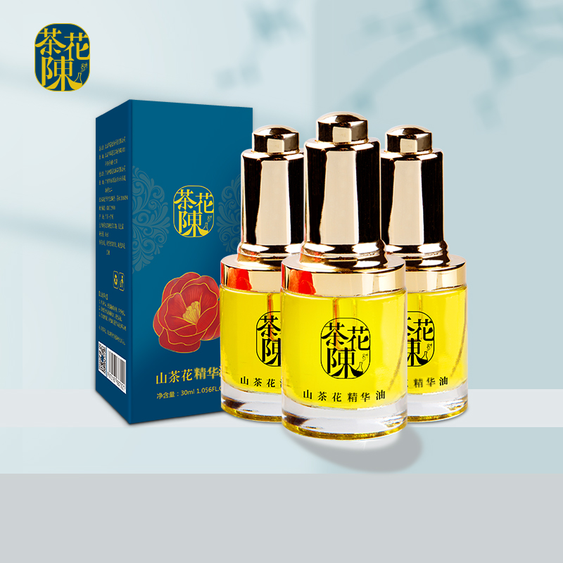 茶花陳 山茶花精华油  30ML*3 