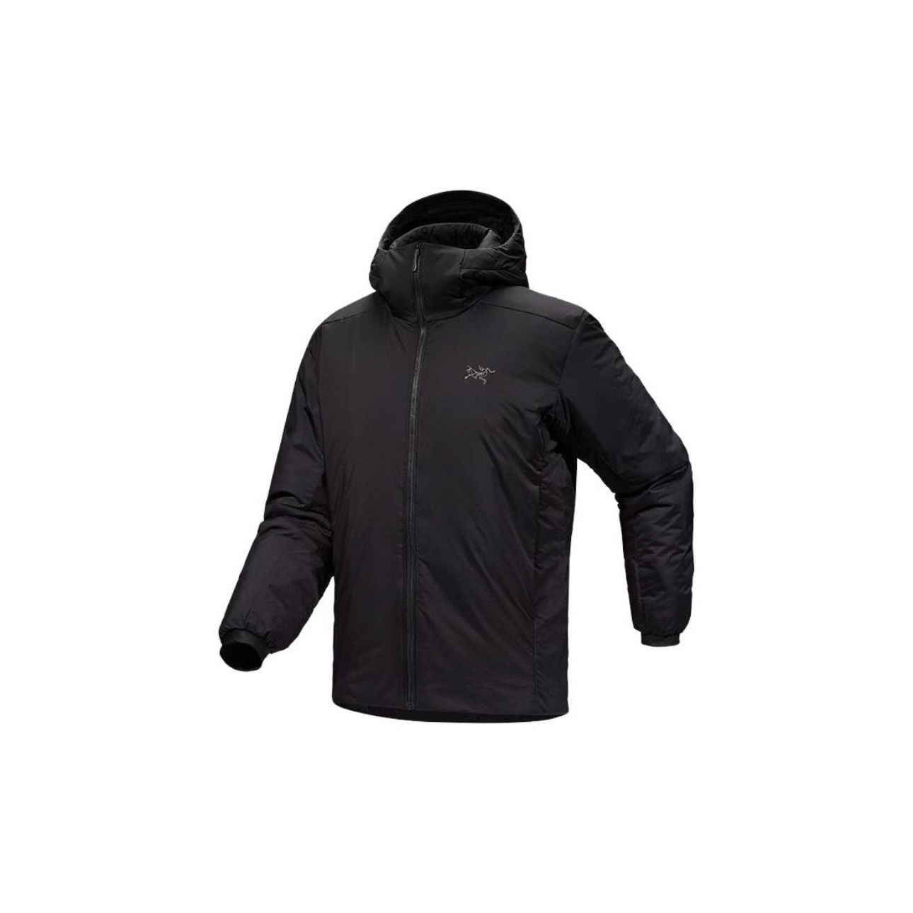 Arcteryx/始祖鸟加厚Atom Heavyweight刺绣Logo保暖连帽棉服男款