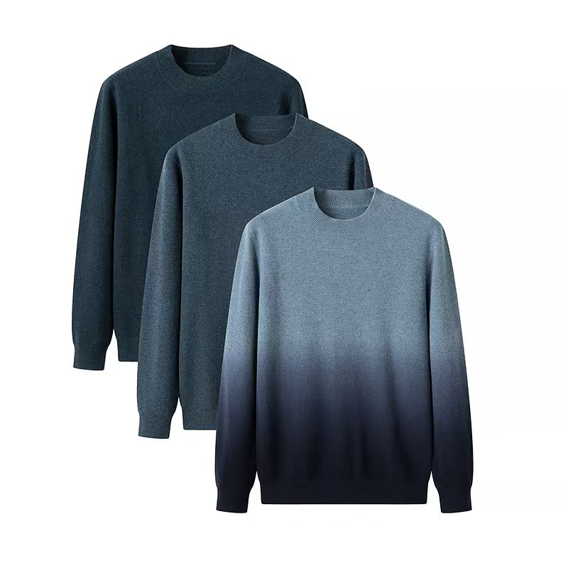 【Pin牌撤柜】100-200秋冬品质男士长袖休闲宽松加绒加厚圆领时尚