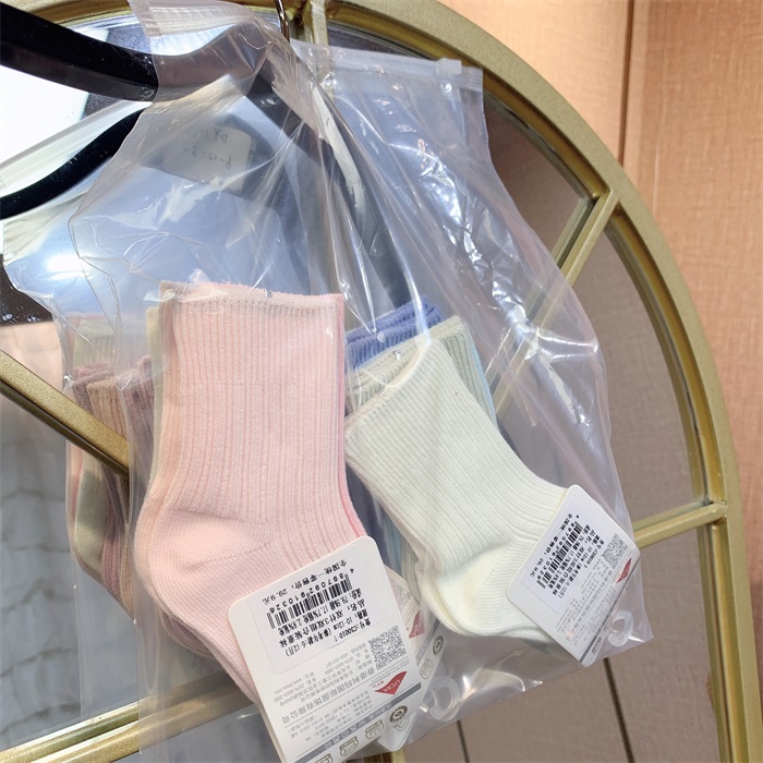 DY1035   宝宝彩色袜子 春秋款  颜色任意  3双1组