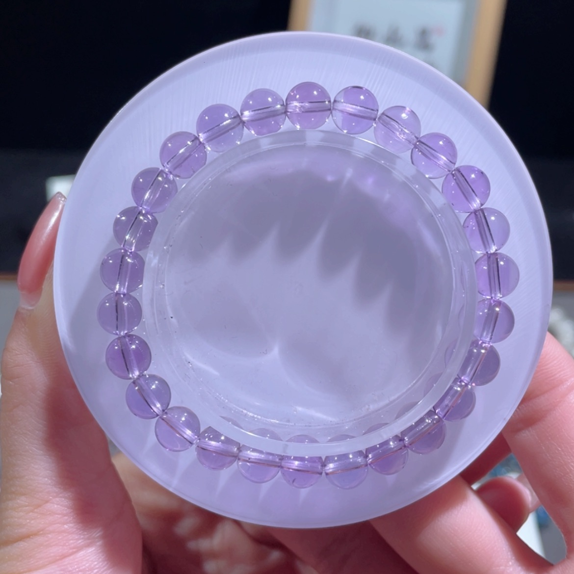 【闪购商品】石榴石（紫牙乌）手链未镶嵌?****?5