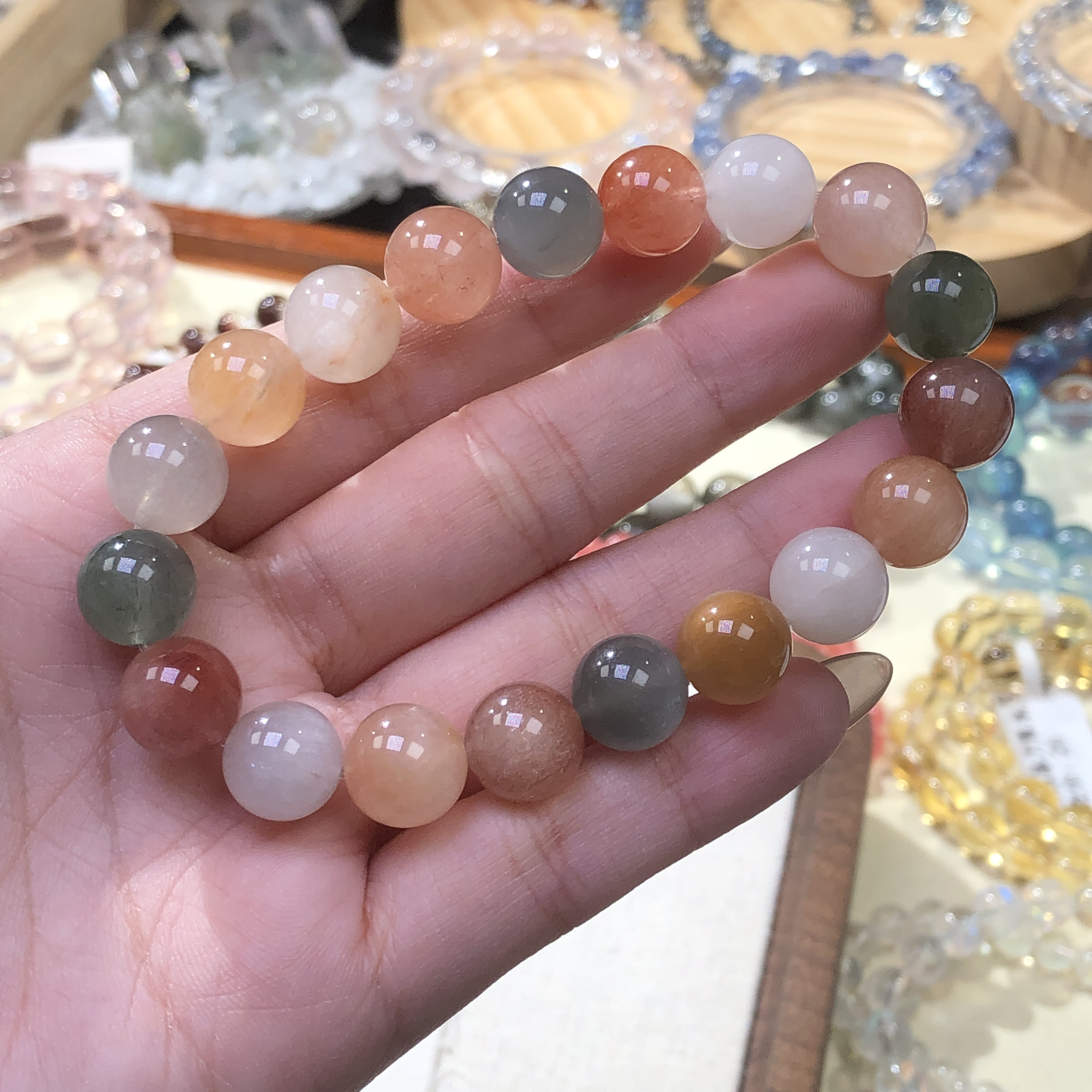 高品毛绒彩兔毛水晶