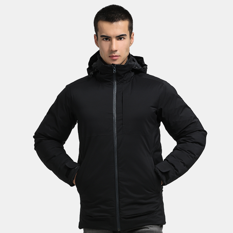 鹰爪第三代鹰翼蓄热石墨烯全封胶弹力硬壳鹅绒服热反射羽绒冲锋衣