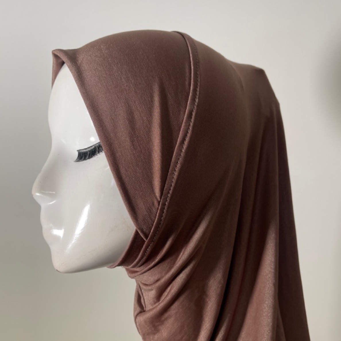 RAJA/热伽软帽檐圆口进口面料纱巾