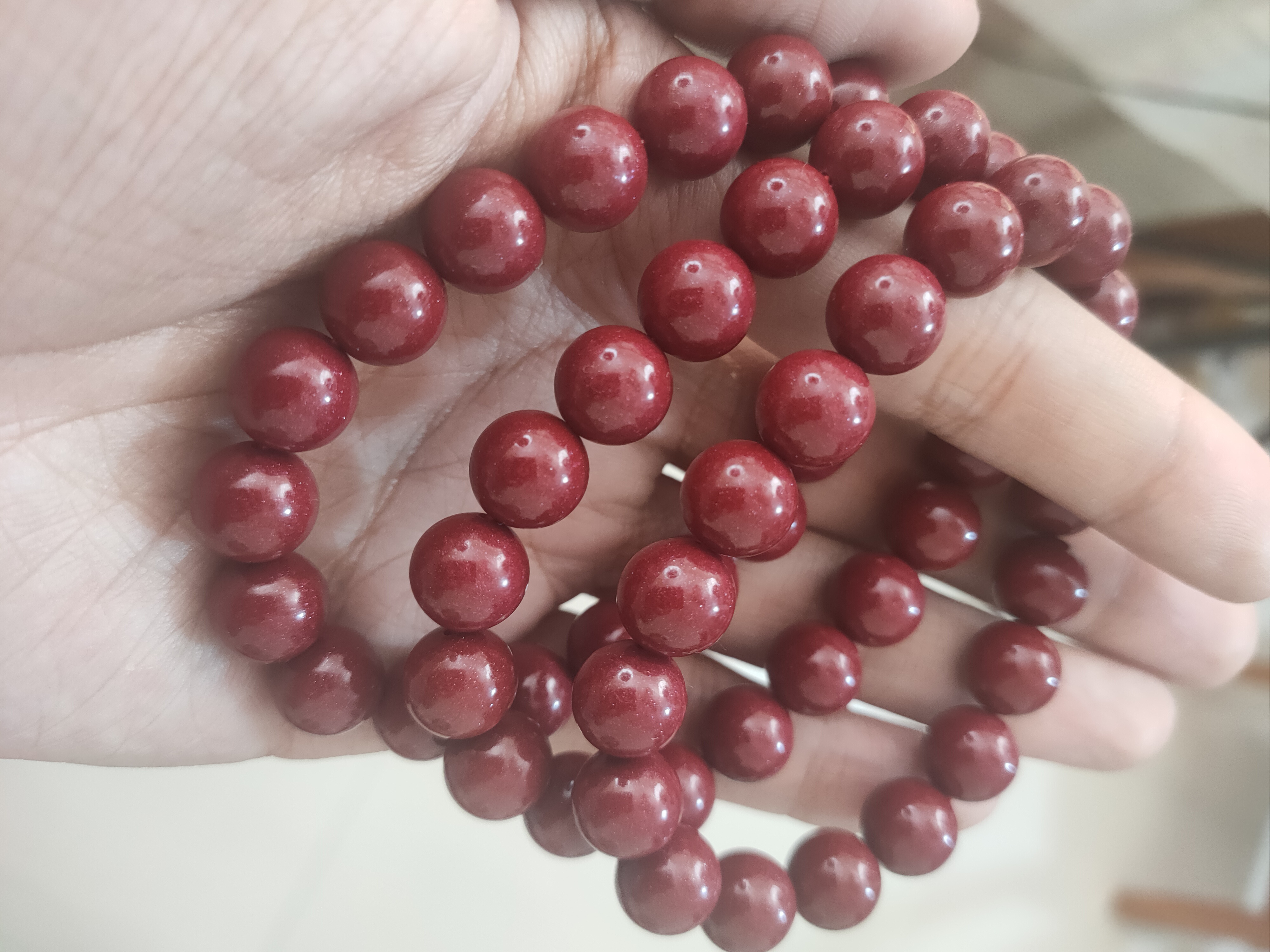 非金属珐琅手链 工艺品小号手串80