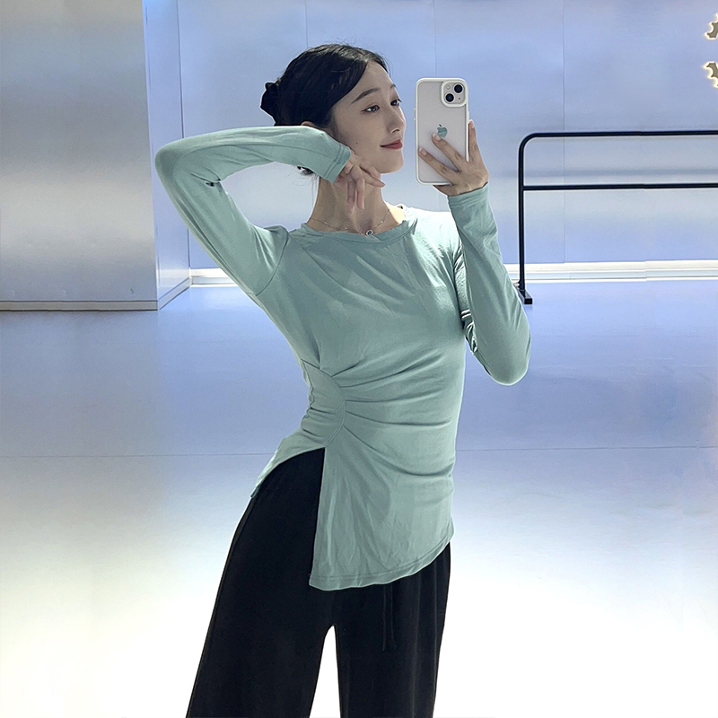 古典舞上衣新款练功服女秋冬气质现代舞衣舞蹈生形体艺考演出服装