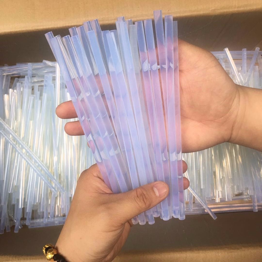 【高品质三倍粘度】热熔胶棒透明胶条热溶胶条棒棒胶热融胶条胶棒