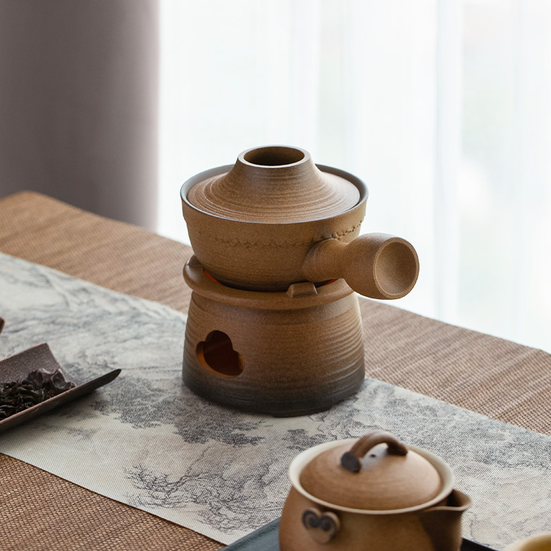 复古温茶器万仟堂汉风茶炙·汉风·烘茶器家用老式焙茶日式手工茶道