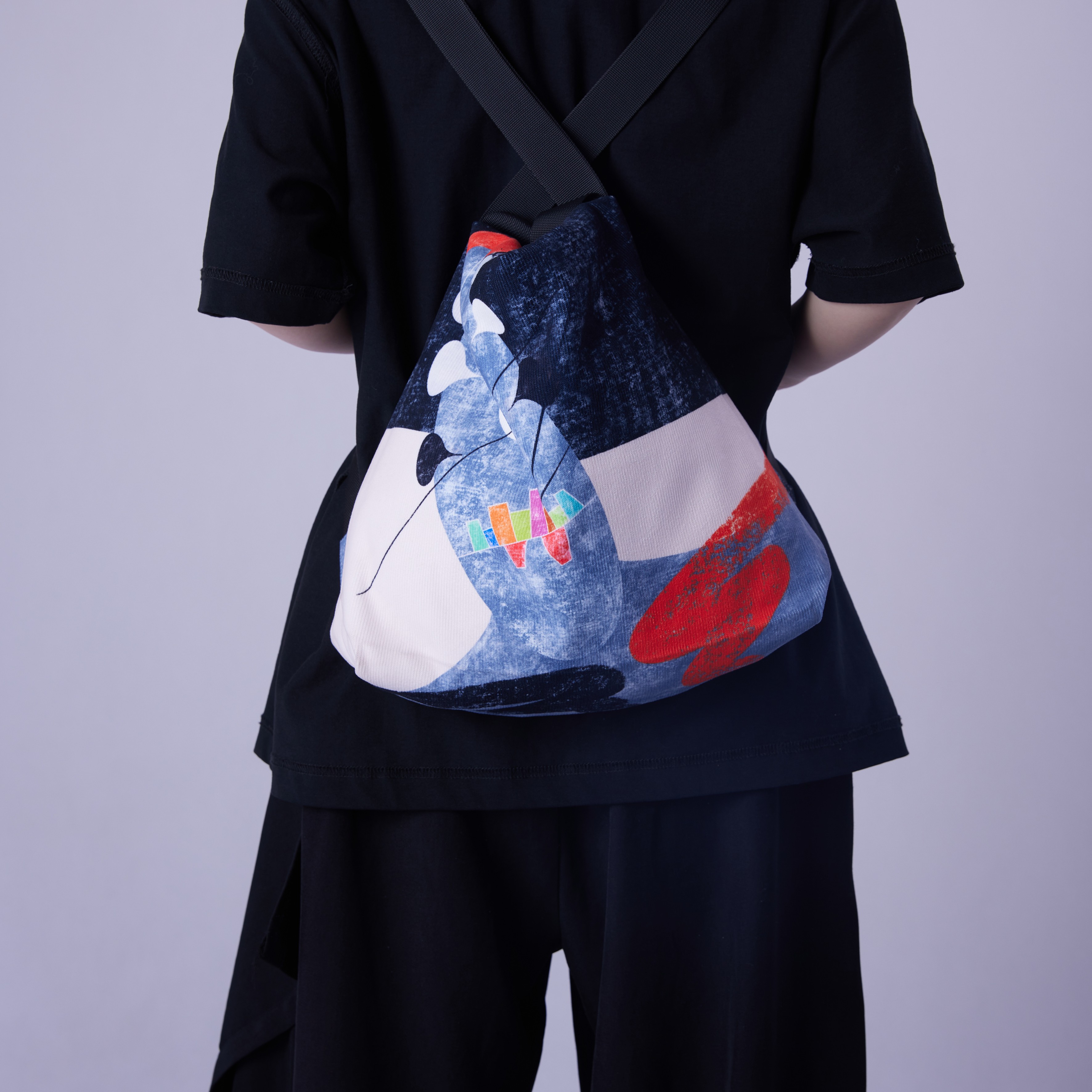 无则艺【镇店之宝】单肩双肩包时尚休闲印花双肩背百搭小众文艺包