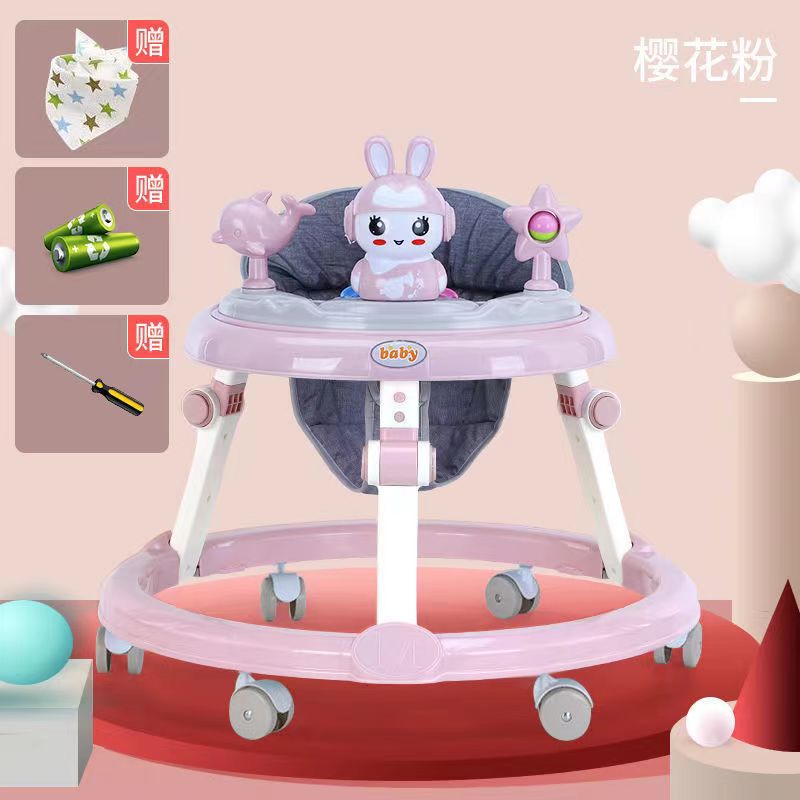 学步车静音轮带音乐