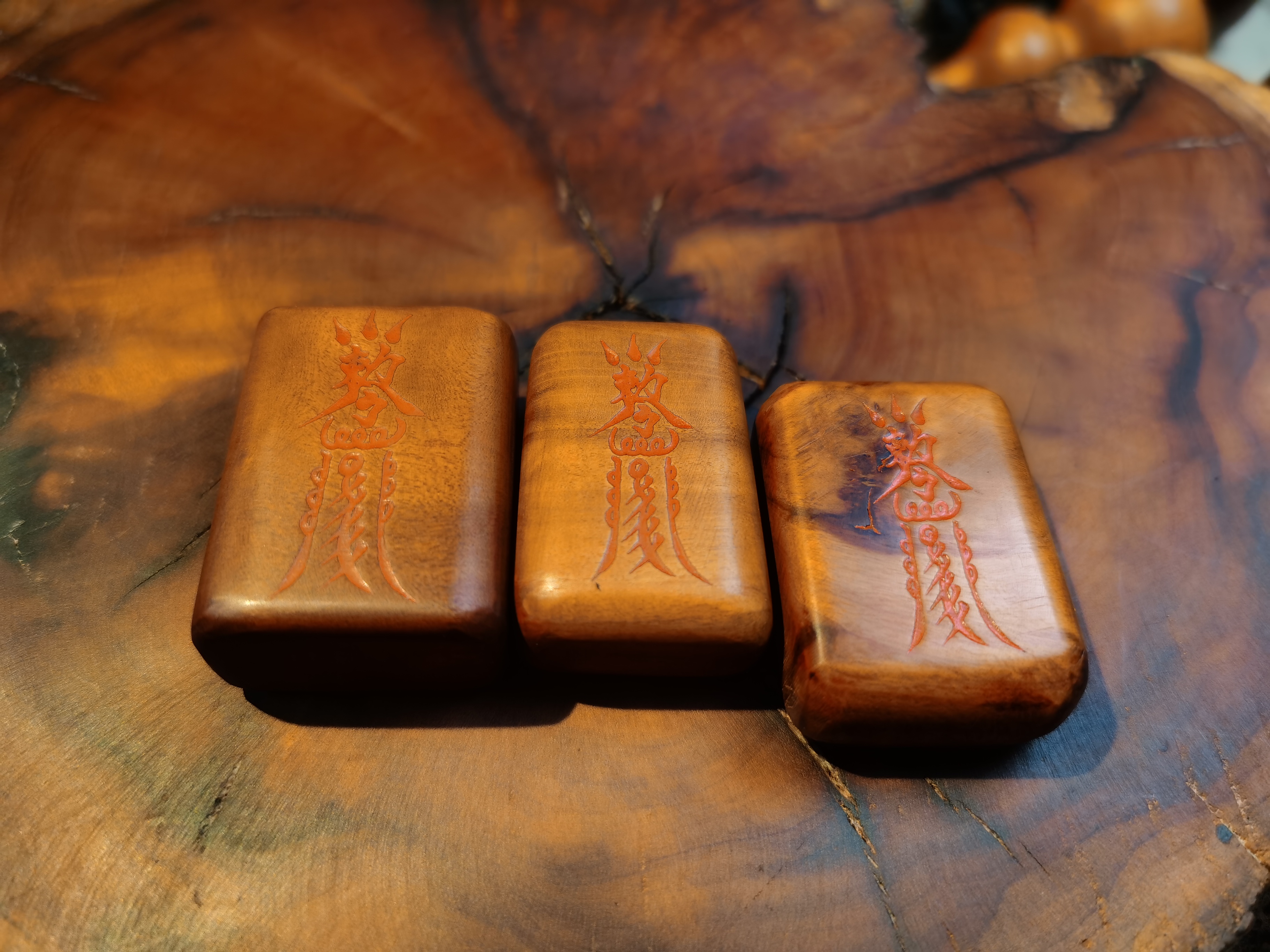 雷枣木招米挂坠活树封雷支持定制刻字