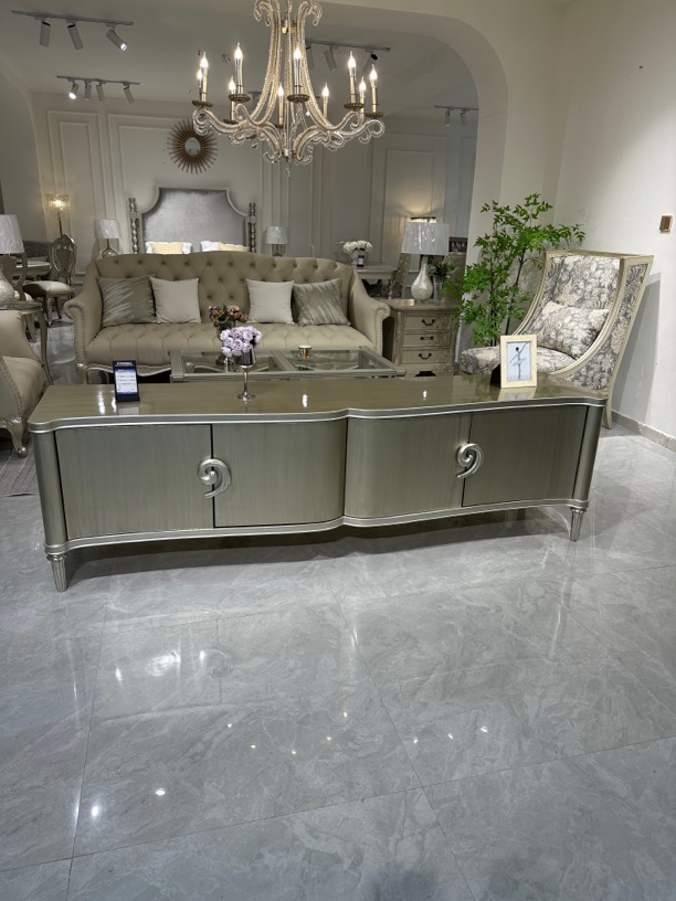 美式轻奢实木电视柜地柜收纳储物电视柜（尺寸可订制）