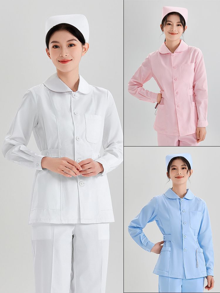 护士服夏季薄款短款短袖女款长袖分体套装秋护理牙科口腔工作制服