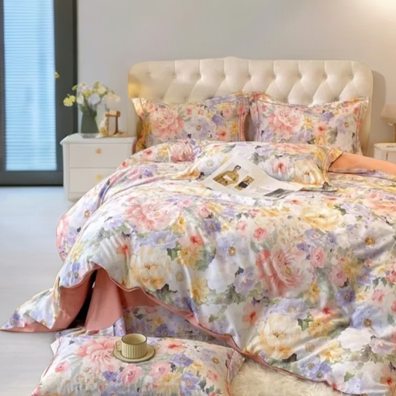 云锦棉被罩--繁花朵朵      