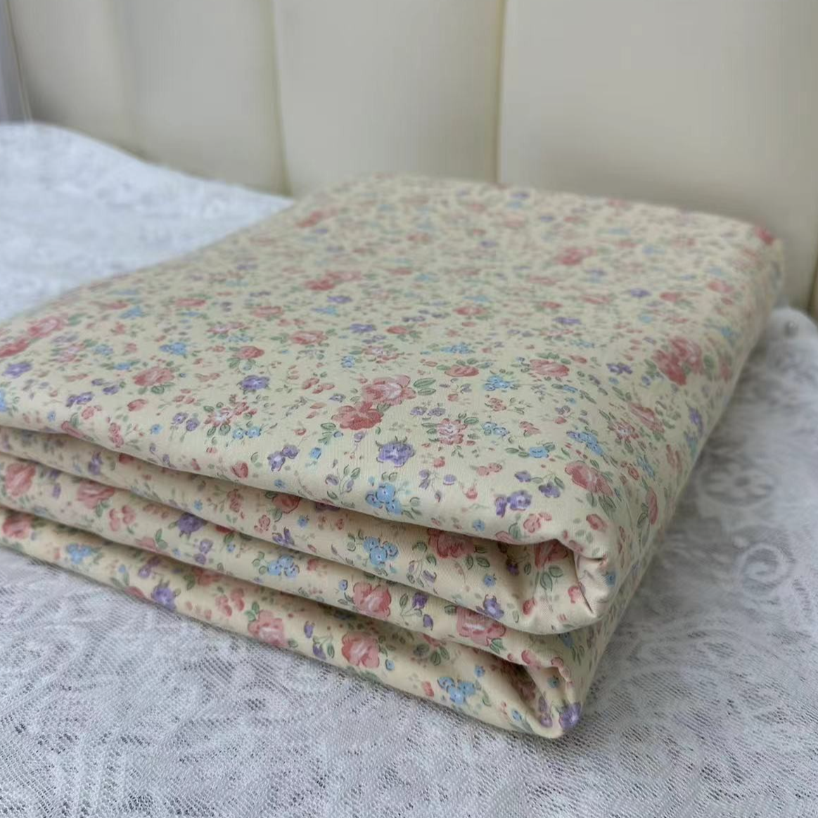 玛奇朵亲肤棉被罩--雨花石黄-4