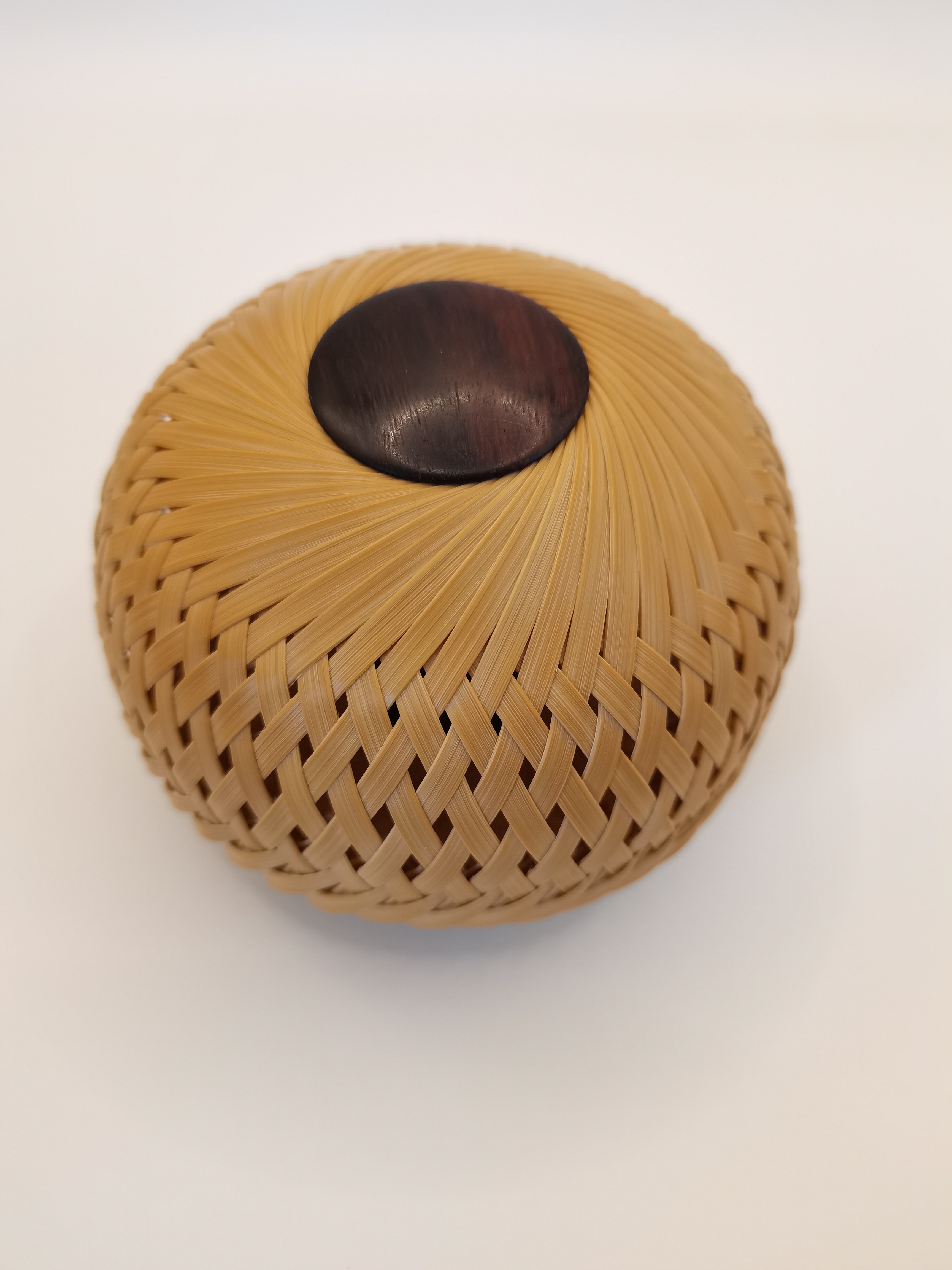 蝈蝈笼 手把件 大号柿子笼45根竹条涿州李师傅制作 手工艺品