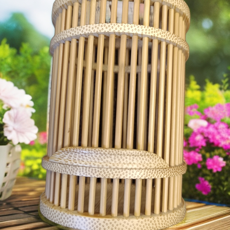 插条笼手把件 涿州李师傅制作中直径六厘米 手工拉条 独特设计