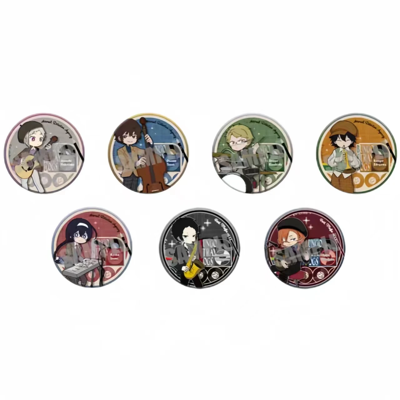【文豪野犬】爵士夜/摩登正比/摩登Q比 吧唧#盲盒代拆