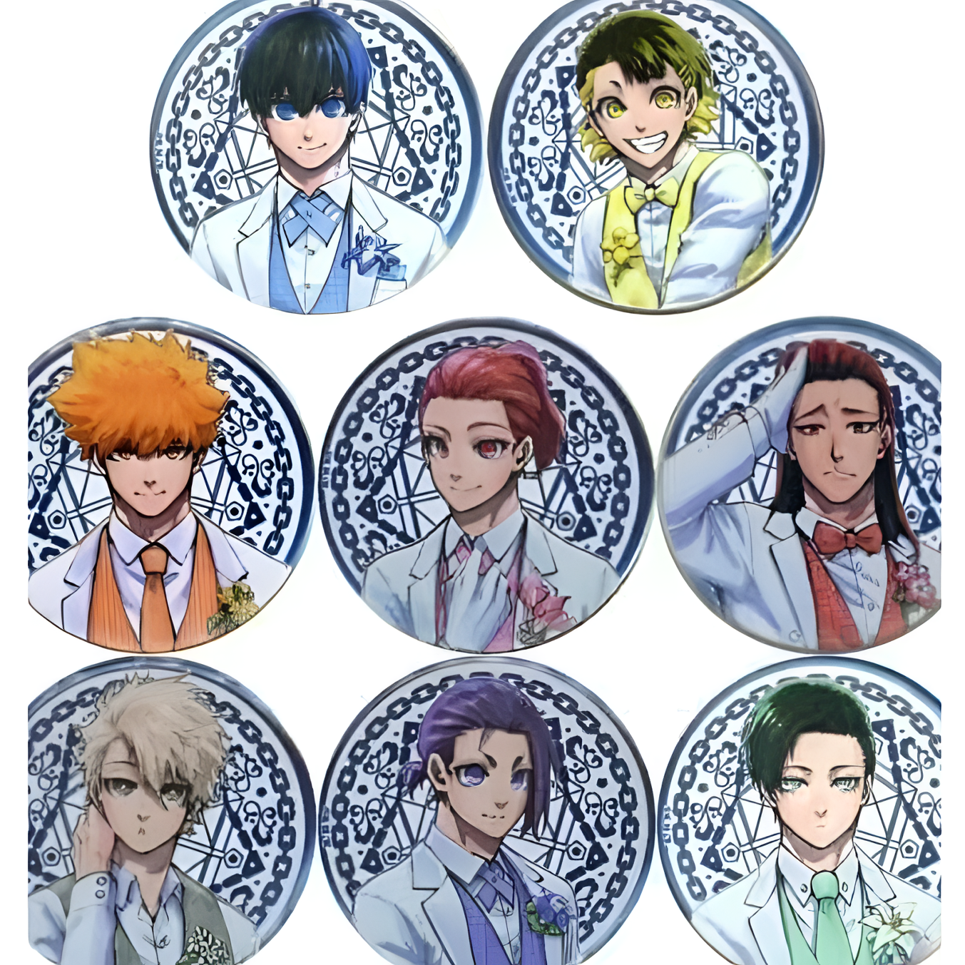 【蓝色监狱】原画展白西装吧唧#盲盒代拆#潮玩盲盒#手办盲盒