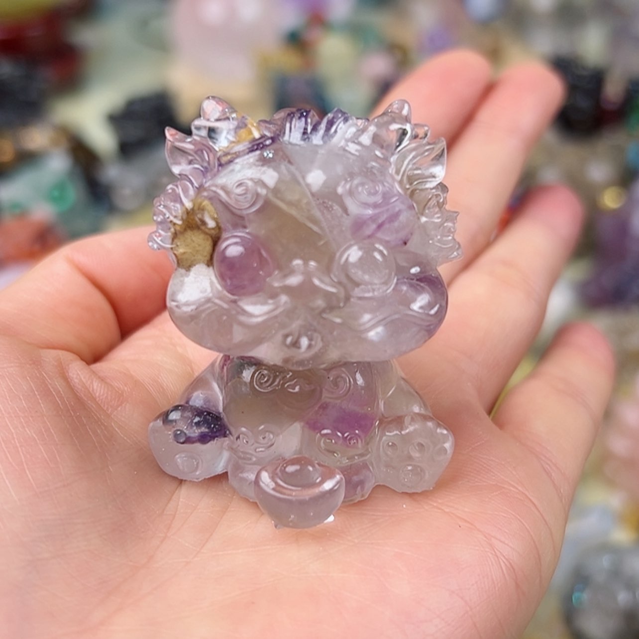 【闪购商品】紫晶大型摆件（非配饰）未镶嵌彩营吞金兽