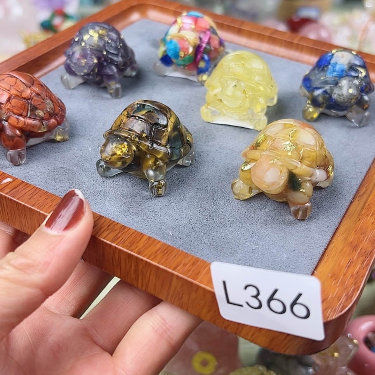 【闪购商品】水晶大型摆件（非配饰）未镶嵌小龟一组