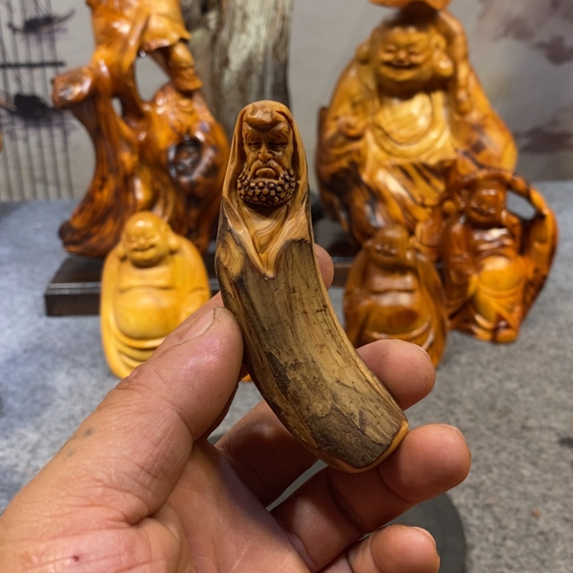 【闪购商品】柏木（崖柏）木雕工艺品摆件家居手把件