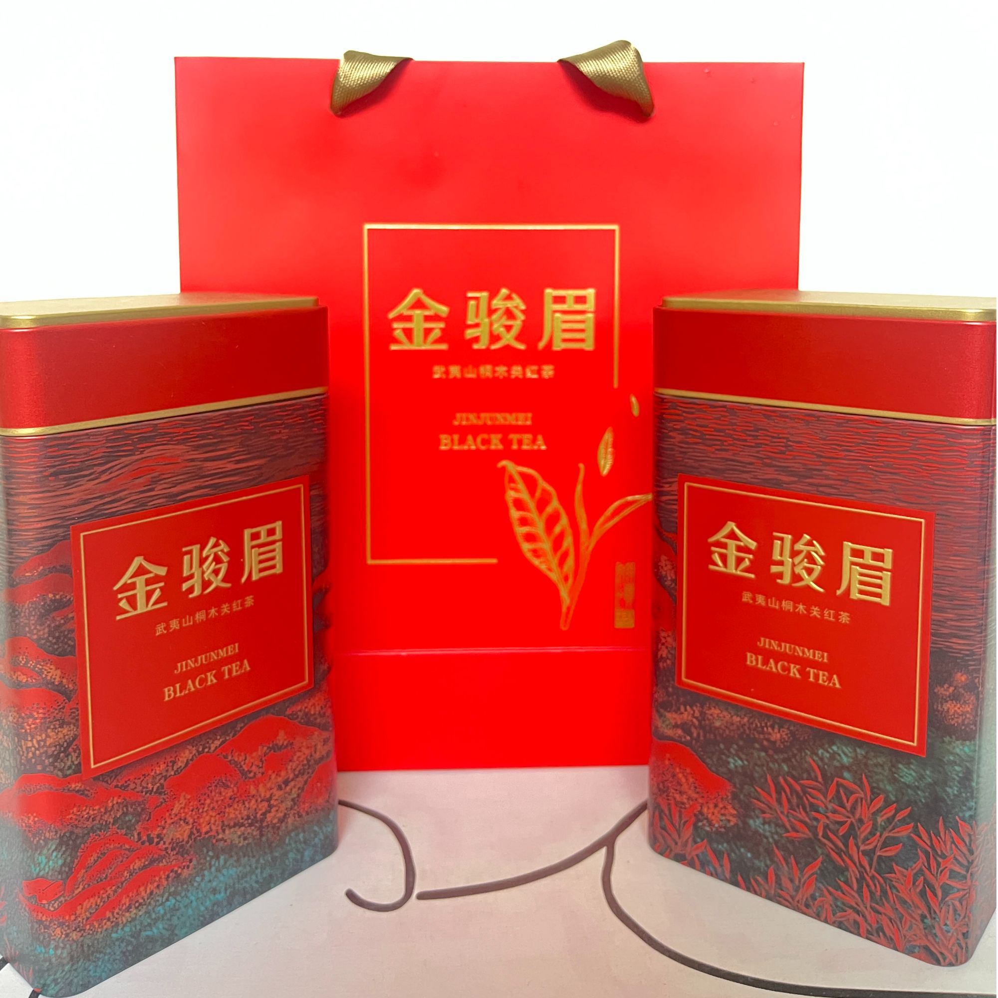 金骏眉（暖胃红茶）（金喜马）礼罐包装2罐500克密香口味