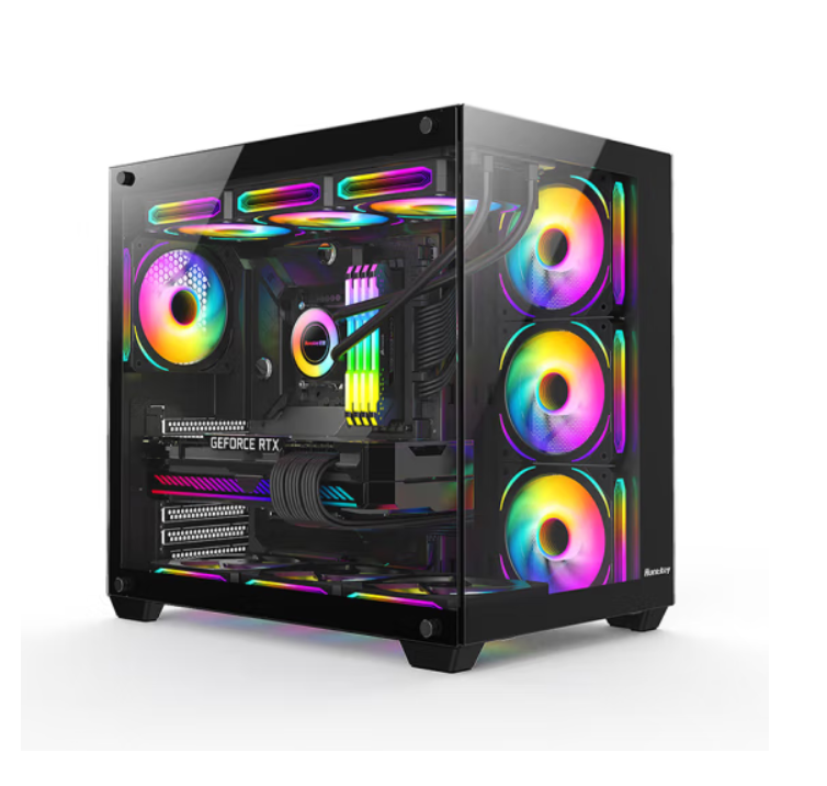 DIY电脑 酷睿十三代i5-13600KF无显卡配置 吃鸡电脑组装机海景房