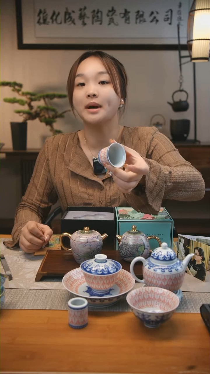【闪购商品】陶瓷杯千佛套装+1杯