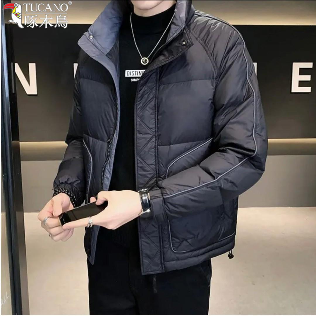 TUCANO/啄木鳥男士外套冬季新款商务休闲立领加厚保暖夹克
