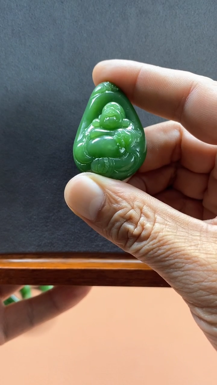 【闪购商品】和田玉（碧玉）颈饰未镶嵌精品和田玉碧玉佛